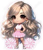 Cheerleader Posing - Baby Pink