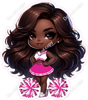 Cheerleader Posing - Hot Pink