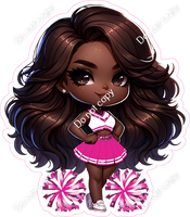 Cheerleader Posing - Hot Pink