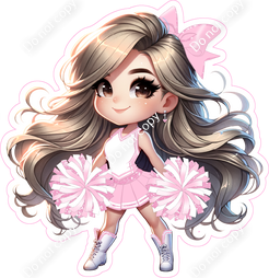 Cheerleader Standing - Baby Pink