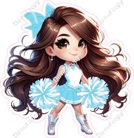 Cheerleader Standing - Baby Blue