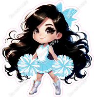 Cheerleader Standing - Baby Blue