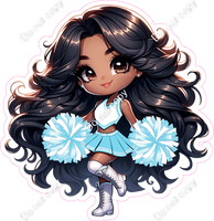 Cheerleader Standing - Baby Blue