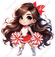 Cheerleader Standing - Red