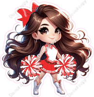 Cheerleader Standing - Red