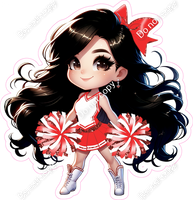 Cheerleader Standing - Red