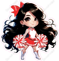 Cheerleader Standing - Red
