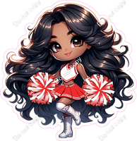 Cheerleader Standing - Red