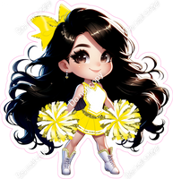 Cheerleader Standing - Yellow