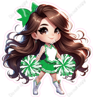Cheerleader Standing - Green
