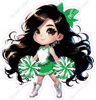 Cheerleader Standing - Green