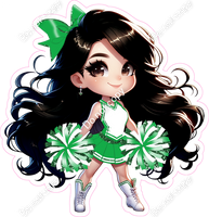 Cheerleader Standing - Green
