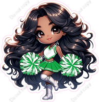 Cheerleader Standing - Green