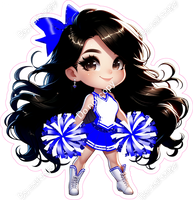 Cheerleader Standing - Blue