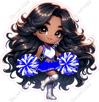 Cheerleader Standing - Blue
