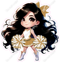 Cheerleader Standing - Gold