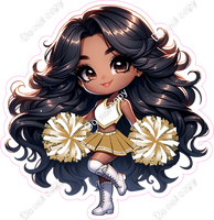 Cheerleader Standing - Gold