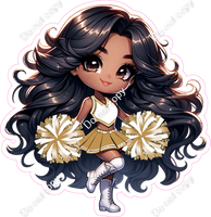 Cheerleader Standing - Gold