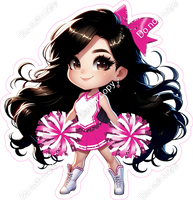 Cheerleader Standing - Hot Pink