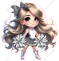 Cheerleader Standing - Silver