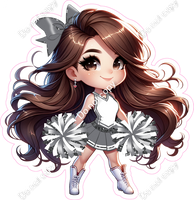 Cheerleader Standing - Silver