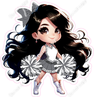 Cheerleader Standing - Silver