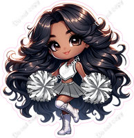 Cheerleader Standing - Silver