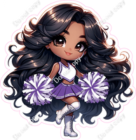 Custom Cheerleader Standing - Change Colors - Choose Skin Tone , Hair Color