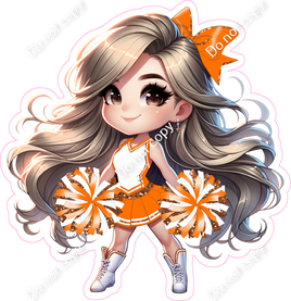 Cheerleader Standing - Orange