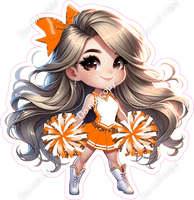 Cheerleader Standing - Orange
