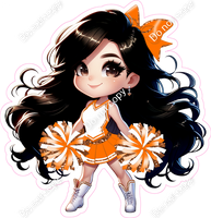 Cheerleader Standing - Orange