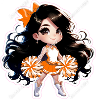 Cheerleader Standing - Orange