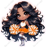 Cheerleader Standing - Orange
