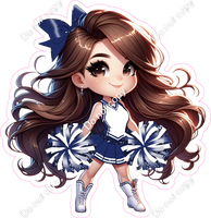 Cheerleader Standing - Navy Blue
