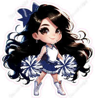 Cheerleader Standing - Navy Blue
