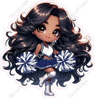 Cheerleader Standing - Navy Blue