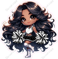 Cheerleader Standing - Black