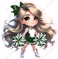 Cheerleader Standing - Hunter Green