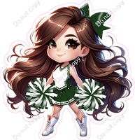 Cheerleader Standing - Hunter Green