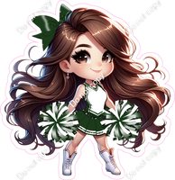 Cheerleader Standing - Hunter Green