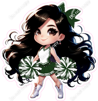 Cheerleader Standing - Hunter Green