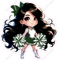 Cheerleader Standing - Hunter Green