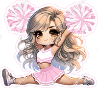 Cheerleader Splits - Baby Pink