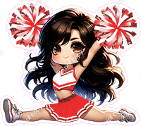 Cheerleader Splits - Red