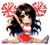 Cheerleader Splits - Red