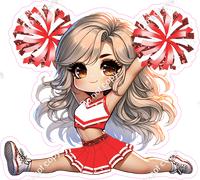 Cheerleader Splits - Red