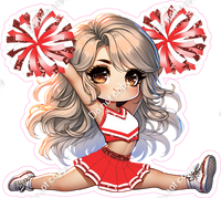 Cheerleader Splits - Red