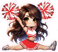 Cheerleader Splits - Red