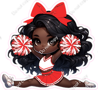 Cheerleader Splits - Red