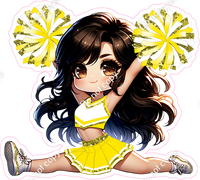 Cheerleader Splits - Yellow